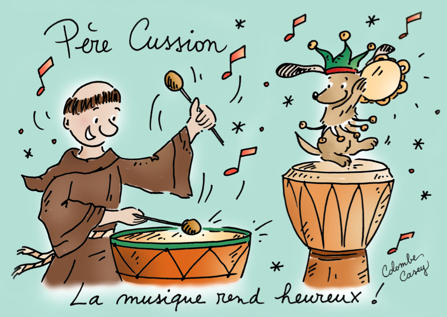 Carte 'Moineaux' - 10,5x15cm - Père Cussion ...