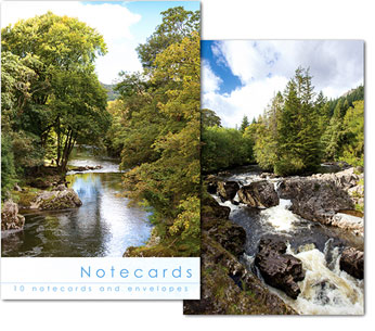 Box met 10 prentkaarten 9x14cm/omsl agen - 2 motieven/L.Smith