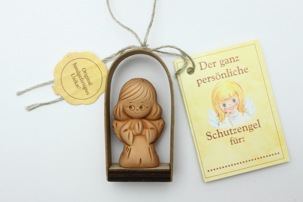 Angelot terre cuite/arche - Allemand