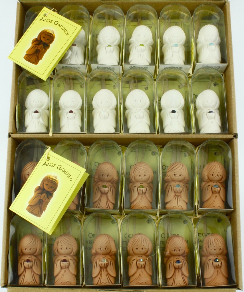 Beschermengel/imm. cristal steentje assorti - cello - 12xTC/