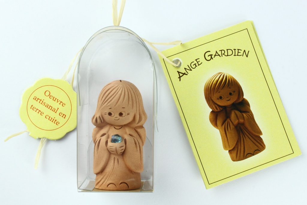 Ange gardien TC/ - imm.cristal sous cello - texte français -