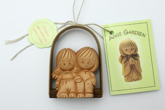 Engel Droompaar terracotta/Frans