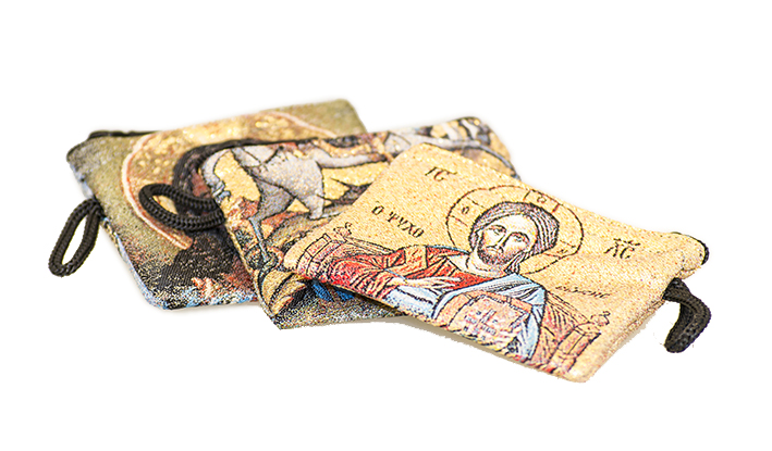 Assortiment (4) étuis … chapelet/icône (105x70mm)