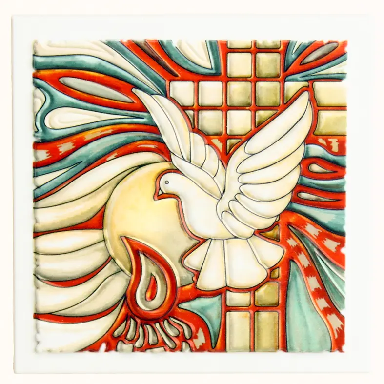 Tegeltje poly - H. Geest (100x100mm)