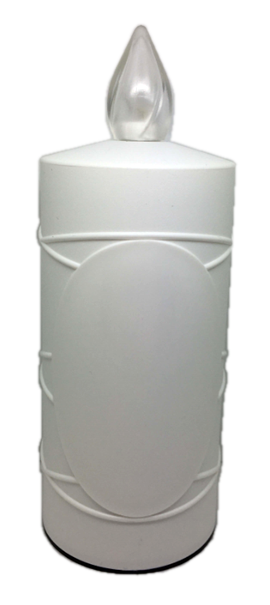 Graflicht - wit - duur 60dagen/batterijen vervangbaar (Ø57x145mm)