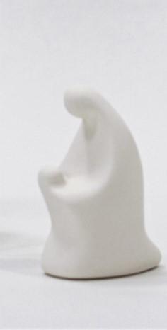 VIERGE A L ENFANT TERRE CUITE 6CM 07720