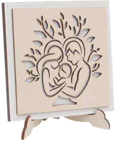 CADRE SAINTE FAMILLE  15*15CM