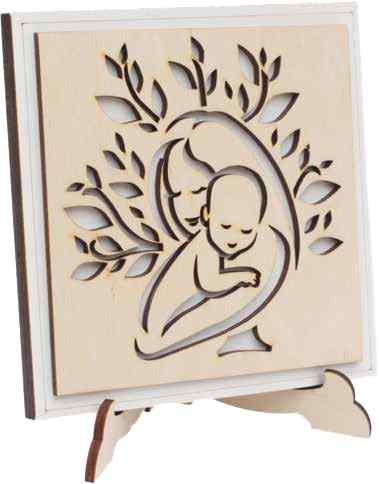 CADRE VIERGE A L ENFANT 15*15CM