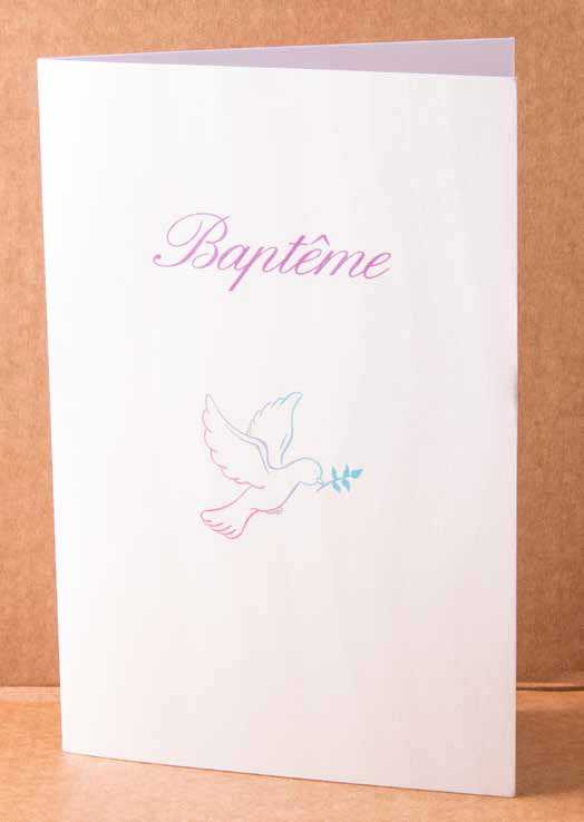 CARTE DOUBLE BAPTEME