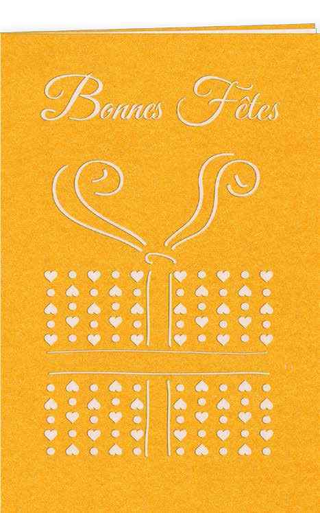 CARTES DOUBLES PETITS TROUS CADEAU