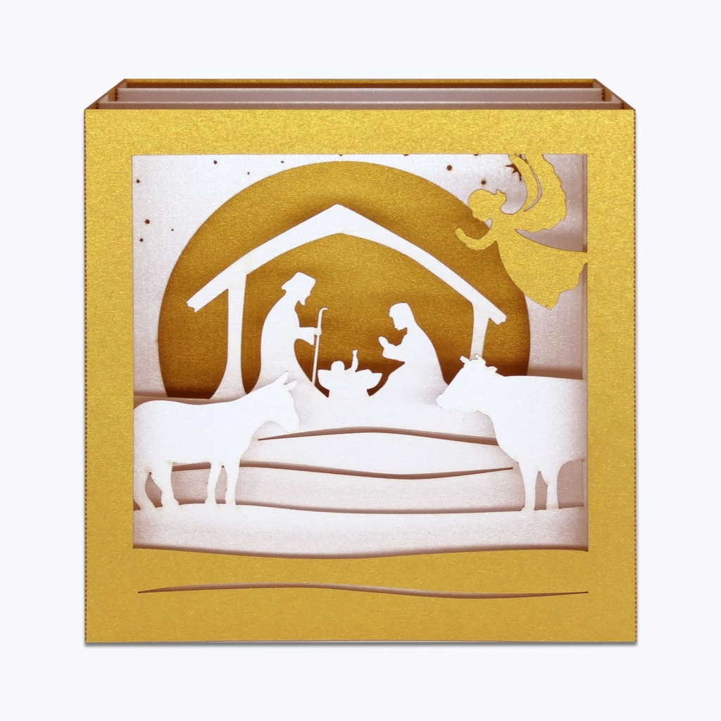 CRECHE 2 OR BLANC