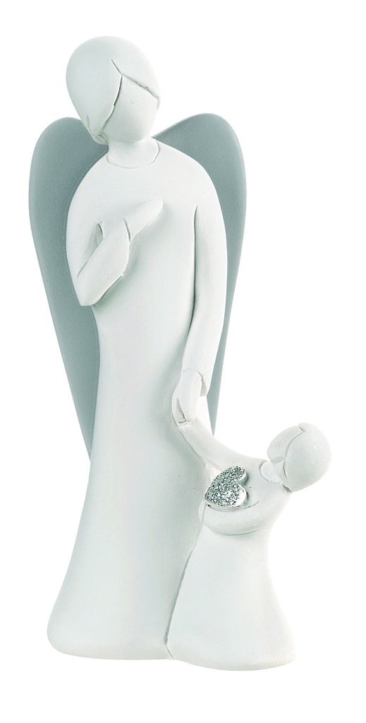 ANGE GARDIEN GRIS 12 CM ME 1701/G