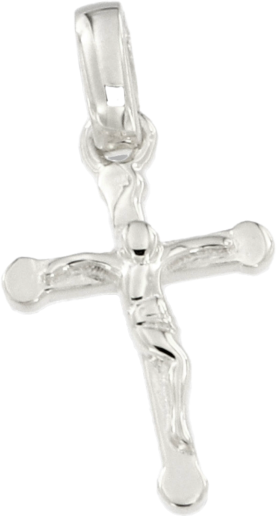 WHITE RH POLISHED CROSS (12x15mm)