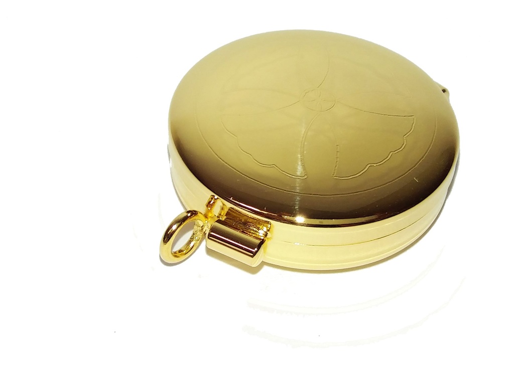 Hostiedoosje verguld - D 38mm