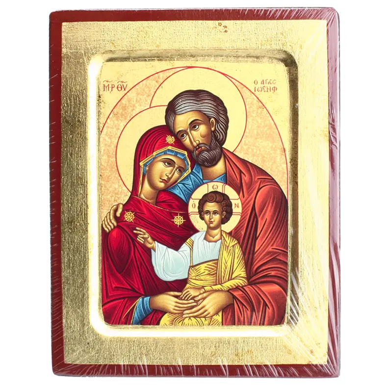 Icoon seriegrafie/boord - H.Familie (130x170mm)