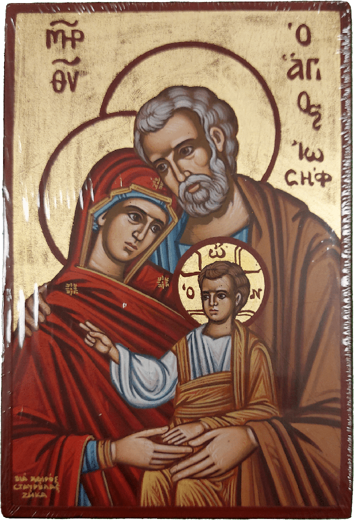 H3/2OL - ICON Hand Painted (13x19) - Holy Family