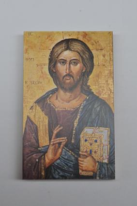 Icône collée - Pantocrator (105x145mm)