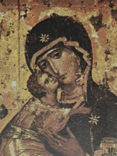 Image 7x12cm - Vierge Tendresse/détail