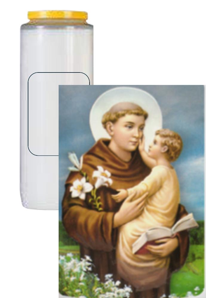 Bougie de neuvaine St Antoine