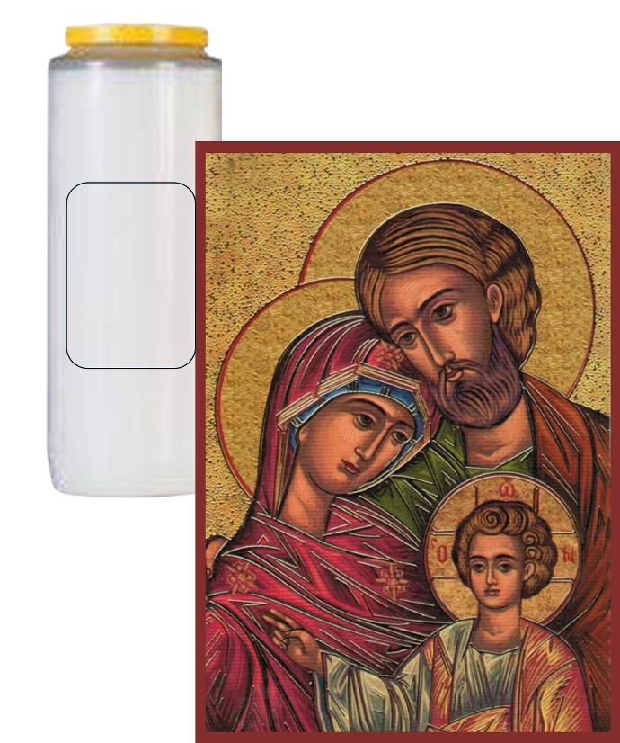 Noveenkaars Heilige Familie - Icoon