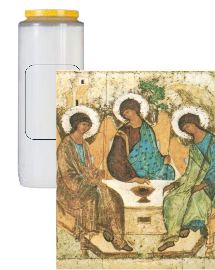 Bougie neuvaine Ste Trinité