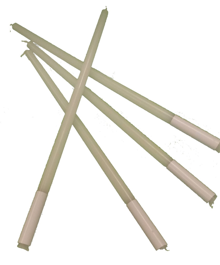 Cierge d'offrande bandolé 25gr - 500/carton (28 cm - Ø 15mm) 