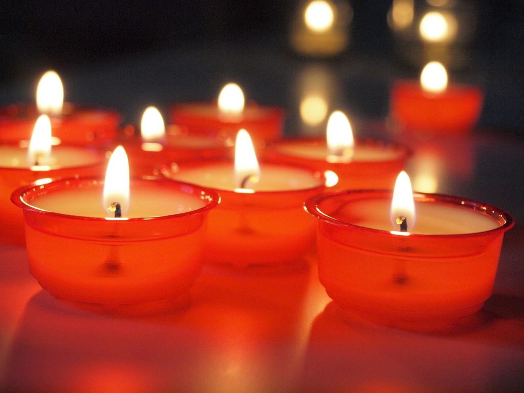 Bougie 20h blanche - Lot de 3 + 1 gratuit