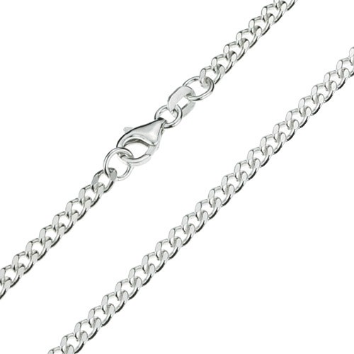 Chaîne gourmette - argent 925 (60cm)