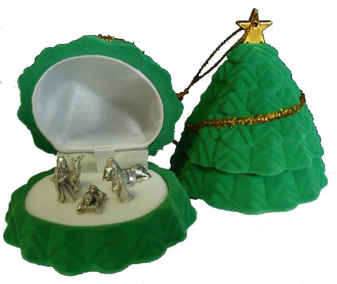 Krippenblock, 6,5cm, in Sichtbox