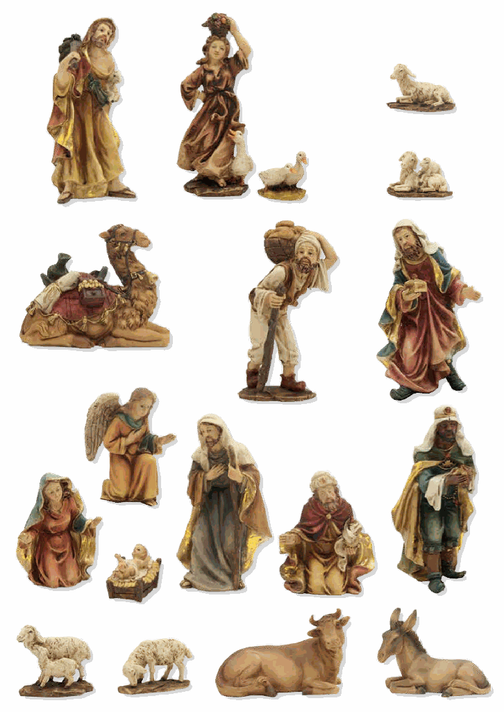 Krippenfiguren - H 11cm 