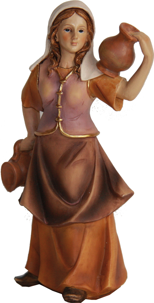 Magd mit Krug auf Schulter - Gruppe 9cm 