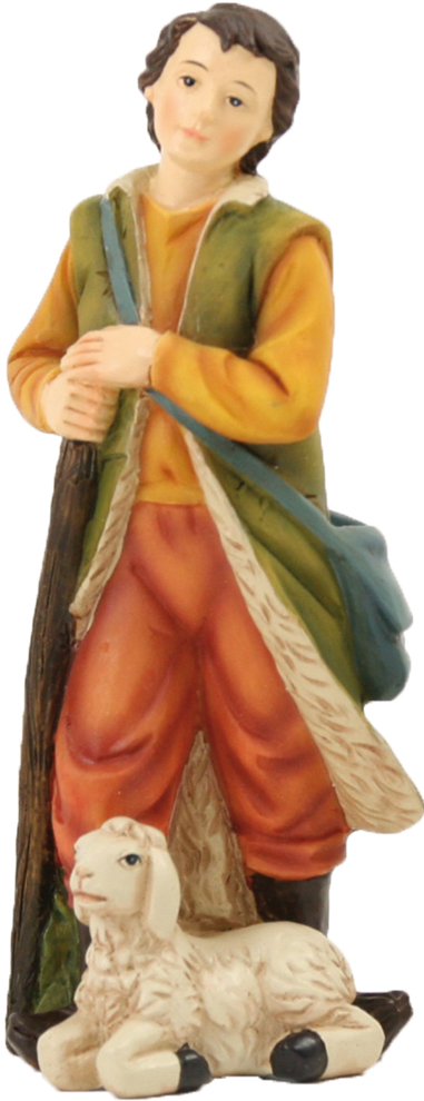 Jungbauer mit Schaf - Gruppe 9cm 