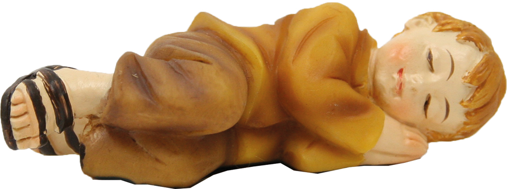 Schlafender Junge - Gruppe 8-9cm 