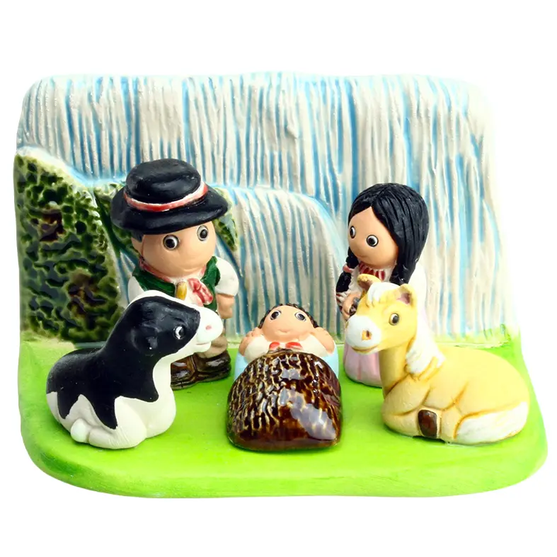 Crèche du monde 'Argentine' - 7x9cm