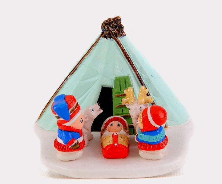 Kerstgroep "Finland" - 7x9cm