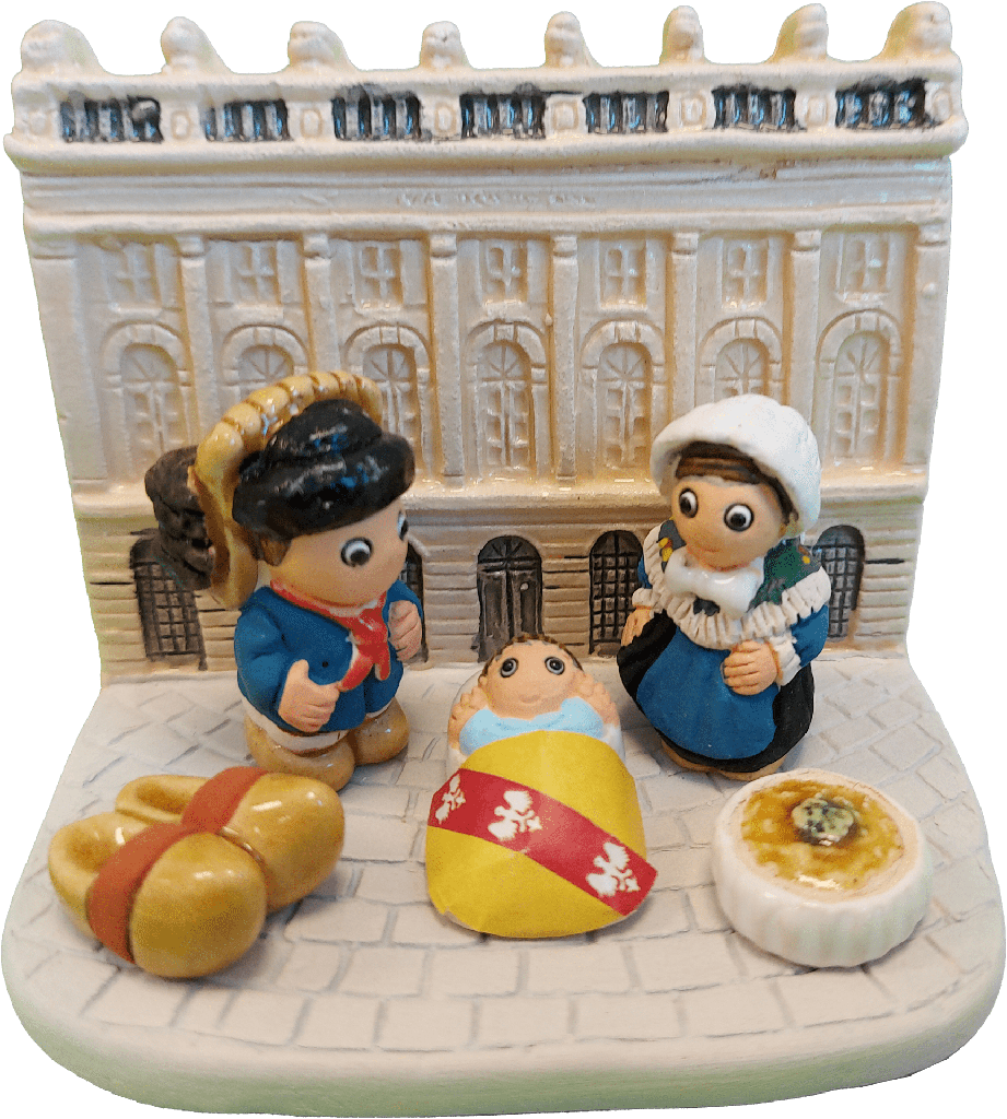 Kerstgroep "Frankrijk/La Loraine - 7x9cm