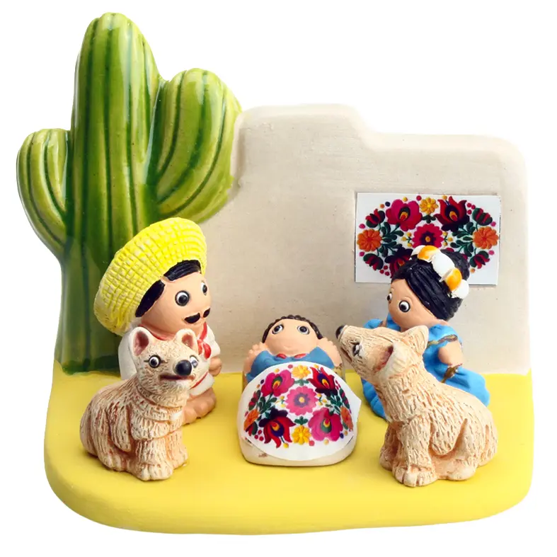 Crèche du monde 'Mexique' - 7x9cm