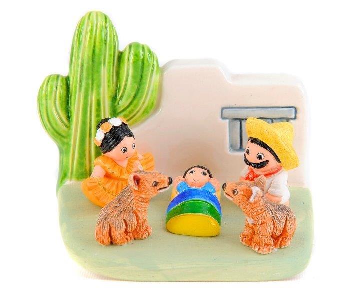 Crèche du monde 'Mexique' - 7x9cm
