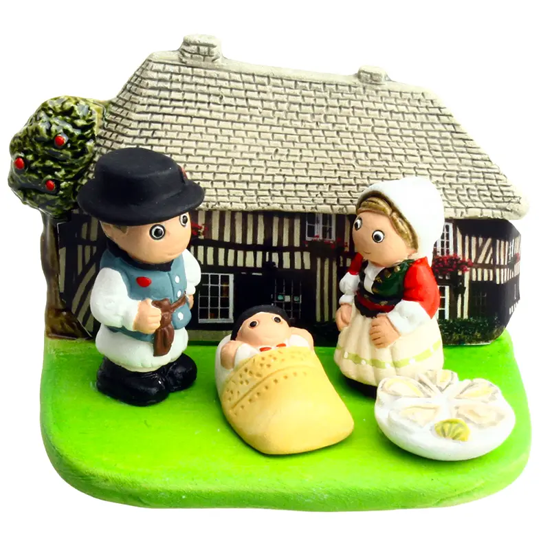 Kerstgroep "Frankrijk/Normandië" - 7x9cm