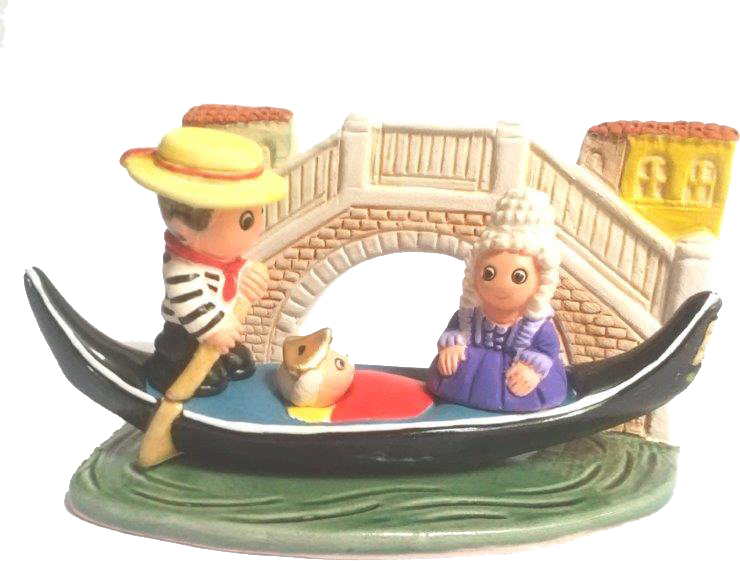 Crèche du monde 'Venice' - 7x9cm