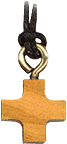 Kreuz in Olivenholz (12x12mm)