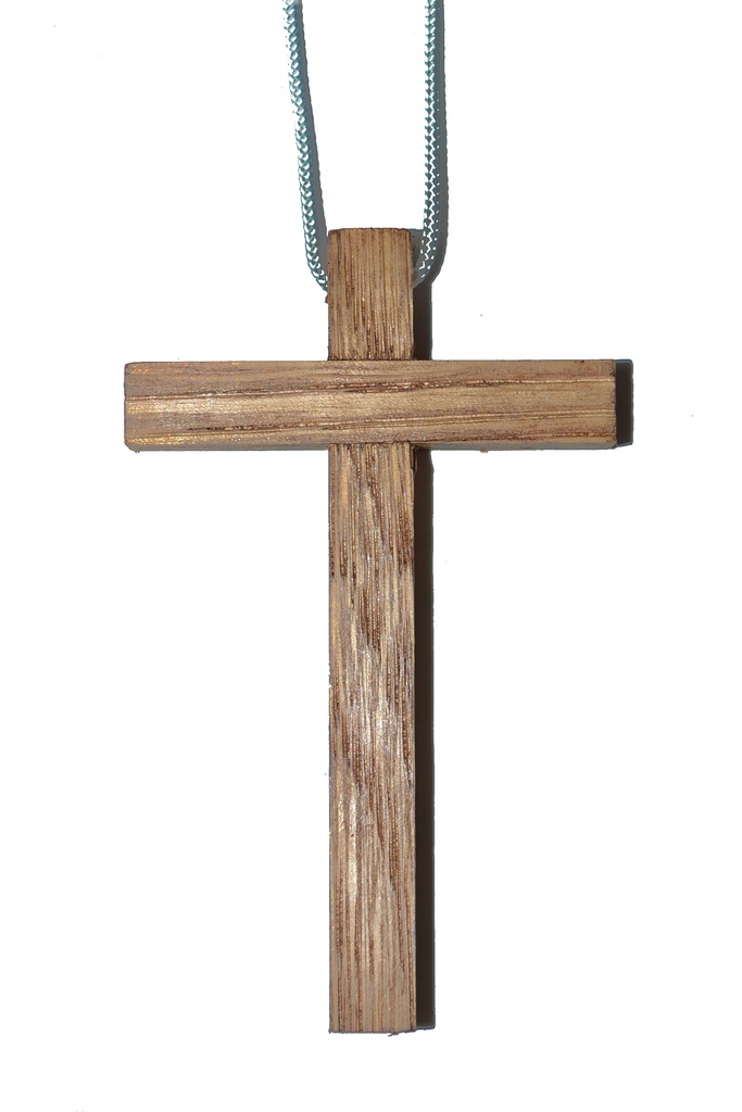 Croix sur cordon (50x80mm)