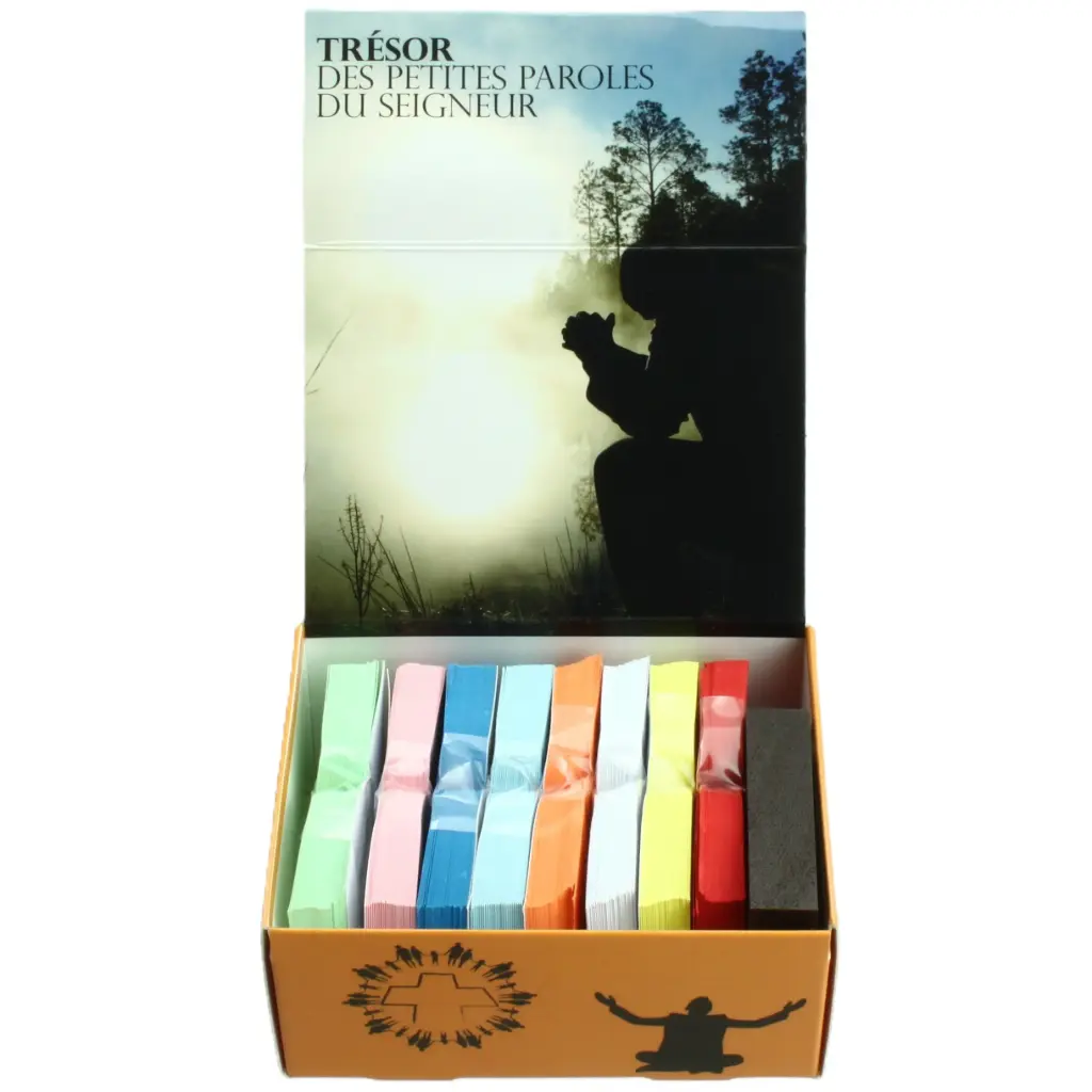 Trésor des petites paroles du Seign eur - 376 versets Bibliques - FR/AN