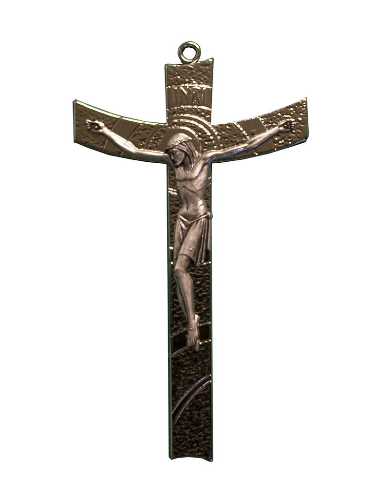Kruisbeeld vernikkeld - corpus vernikkeld (80x140mm)