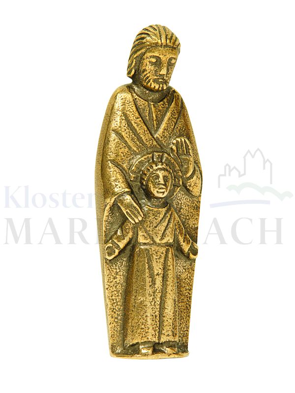 Figur Hl. Josef mit Jesuskind, vollplastisch