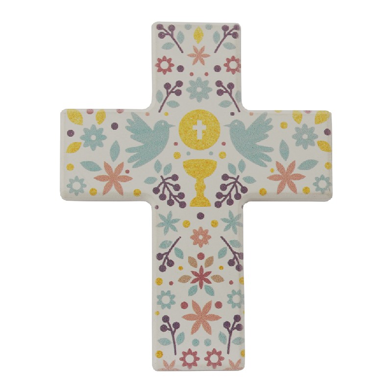 Kreuz Kelch / Brot / Trauben