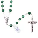 Rozenkrans met halfedelsteen - jade (⌀6mm)