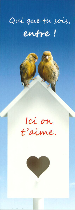 Signet communion - 5,5/15cm Qui que tu sois...