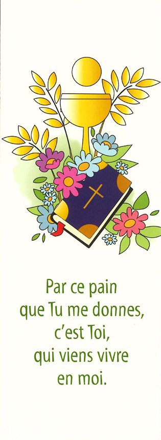 Signet communion - 5,5/15cm Par ce pain que Tu...