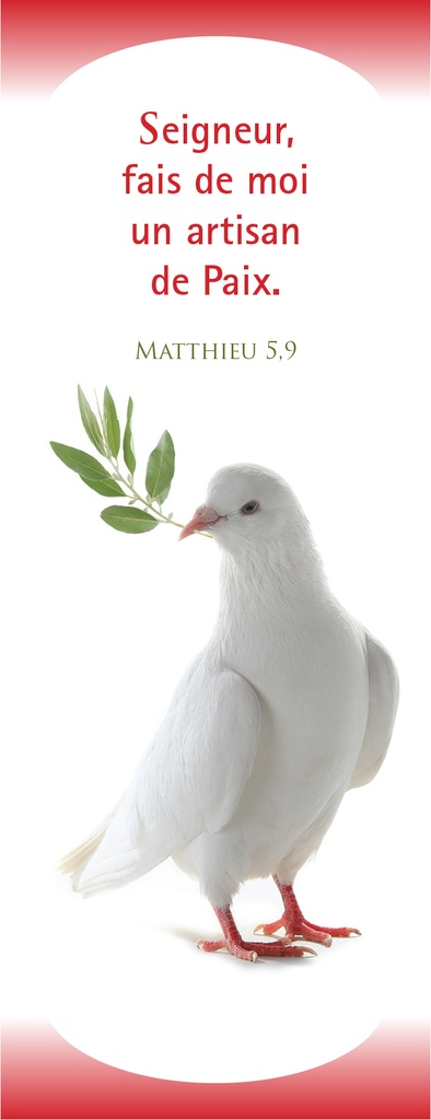 Signet communion - 5,5/15cm - Seigneur, fais de moi...